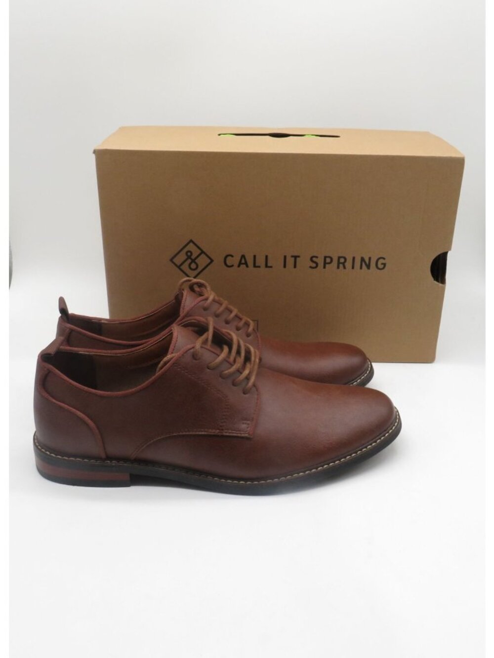 Call It Spring Rampart-220 Mens Brown Lace-Up Oxford Shoes Size 7 NEW
